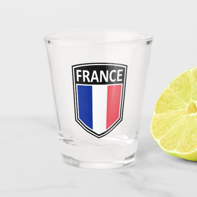 Copo De Shot Nacional - França (Frente)