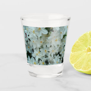 Copo De Shot Narciso Branco Delicado de Paperwhite Flores