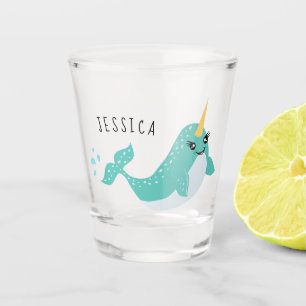 Copo De Shot Narwhal Cute Sea Unicorn