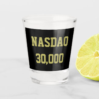 Copo De Shot NASDAQ 30000 Stock Market Celebration