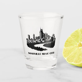 Copo De Shot Nashville Music City Shot glass
