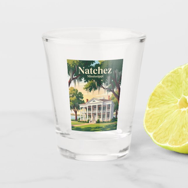 Copo De Shot Natchez Mississippi (Frente)