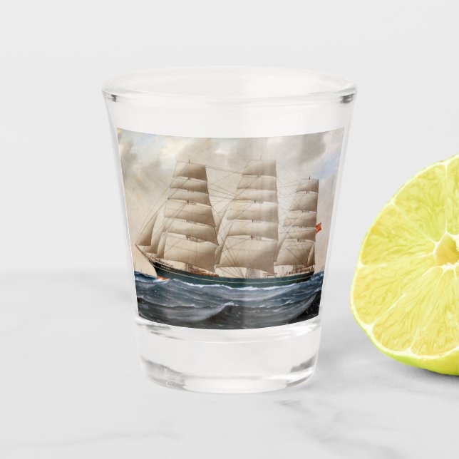 Copo De Shot Navio de navegação Dartford 1910 (Frente)