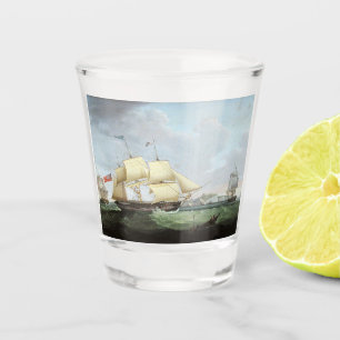 Copo De Shot Navio Schooner Harriet 1900