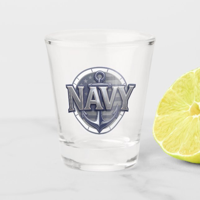 Copo De Shot Navy USN Veteran (Frente)