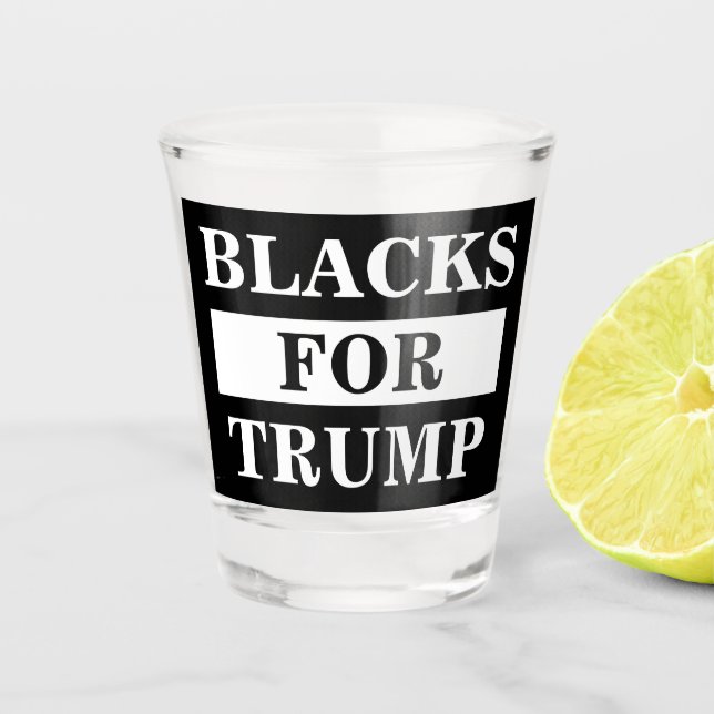 Copo De Shot Negros Para Trump (Frente)
