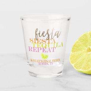 Copo De Shot Neon Final Fiesta Festa de solteira Shot Glass