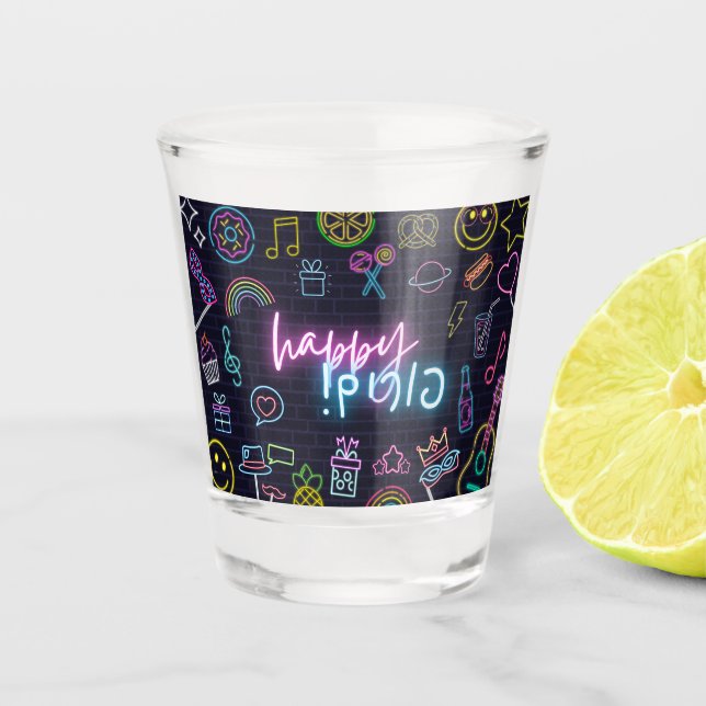 Copo De Shot Neon Purim (Frente)