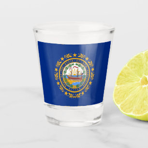 Copo De Shot New Hampshire Flag