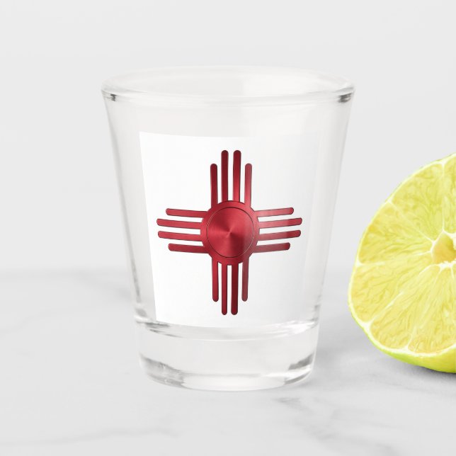 Copo De Shot New Mexico Zia Sun  (Frente)