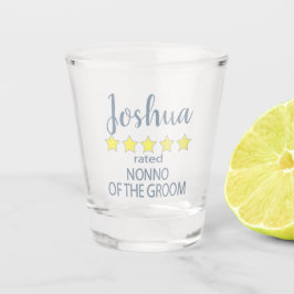 Copo De Shot Noiva & Corte de Honra 5 Estrelas Avô do Noivo