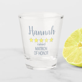 Copo De Shot Noiva e Cortejo 5 Estrelas Dama de Honra