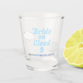 Copo De Shot Noiva sobre o partido Cloud 9 Bachelorette Hen