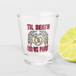 Copo De Shot Noivado De Halloween A Morte Nos Faz Parte