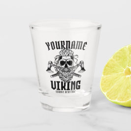 Copo De Shot NOME Personalizado Viking Nordic Warrior Heritage