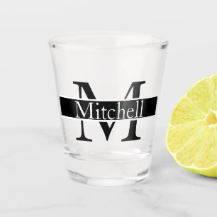 Copo De Shot Nome Simples Monograma Personalizado