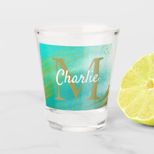 Copo De Shot Nome Simples Monograma Personalizado