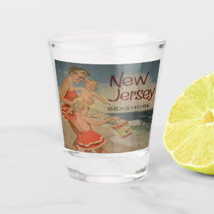 Copo De Shot novas férias turísticas de jersey shore vintage