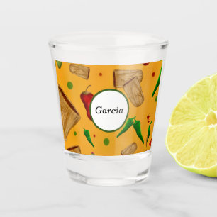 Copo De Shot Novo México Red & Green Chile Tamales Zia Nopales