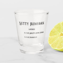 Copo De Shot Nuthman Novelty Petal Press Co-Shot Glass