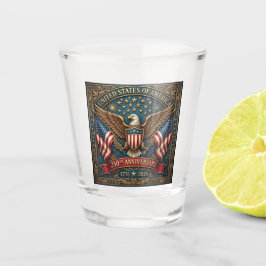 Copo De Shot O 250º da América Versão 2