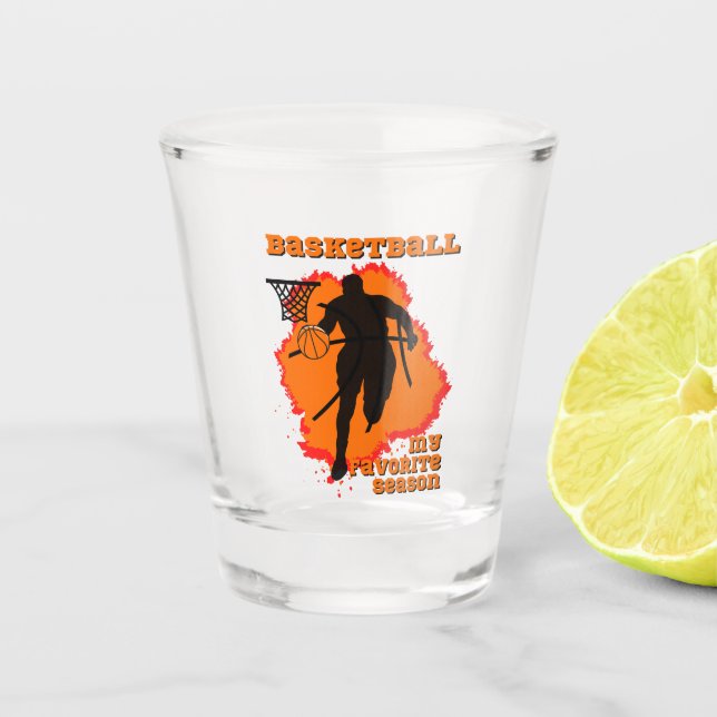 Copo De Shot O Basquete É A Minha Época Favorita (Frente)