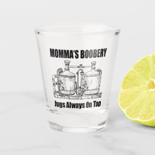 Copo De Shot O "Boobery Jugs" da mamã sempre na torneira