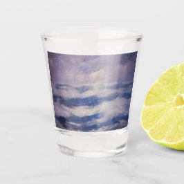 Copo De Shot O céu e o oceano (por Emil Carlsen)