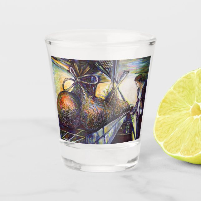 Copo De Shot O destino da vida ferida (Frente)