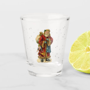 Copo De Shot O europeu Papai Noel do vintage brinca nevar do