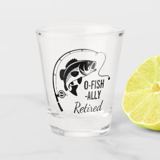 Copo De Shot O-Fish-almente Aposentado Piada Presente de Aposen