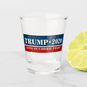 Copo De Shot O rei engraçado do trunfo do liberal rasga