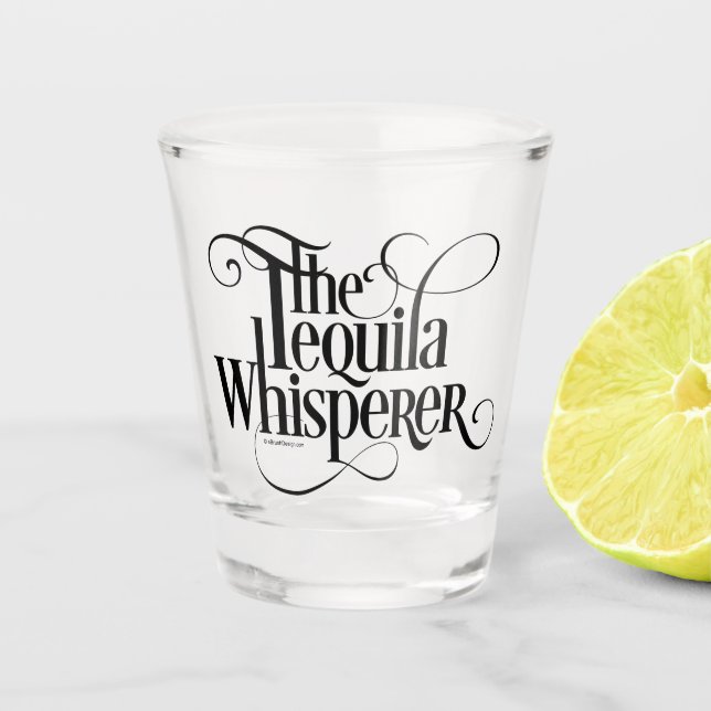 Copo De Shot O Vidro De Tequila Whisperer (Frente)