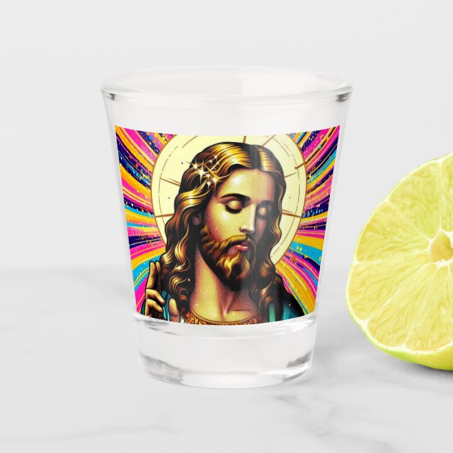 Copo De Shot Óculos coloridos! (Frente)