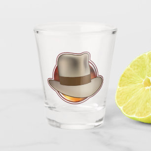 Copo De Shot Óculos de Fogo do Logotipo das Crônicas do Fedora