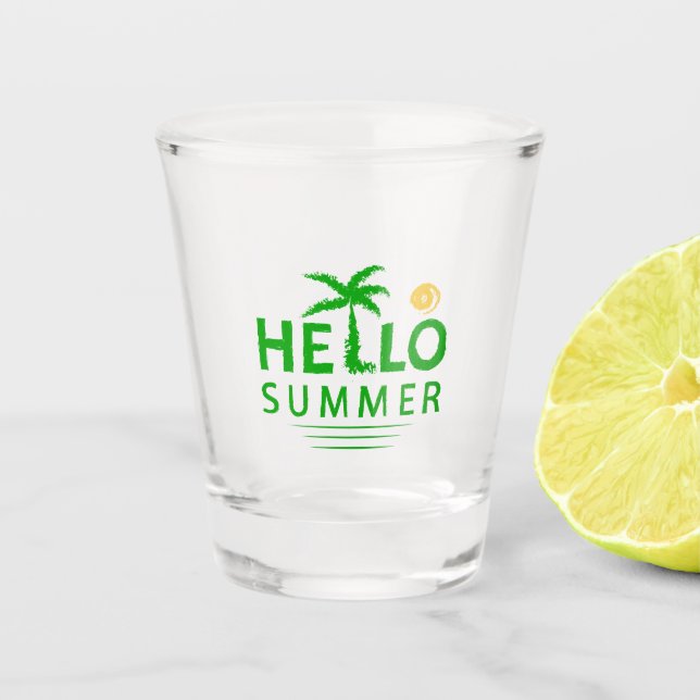Copo De Shot Olá Summer (Frente)