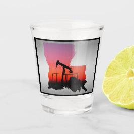 Copo De Shot Óleo Bem Bombeado Jack Louisiana Forma