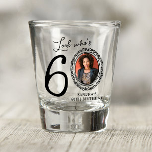 Copo De Shot Olha quem tem 60 anos! Foto 60º aniversário