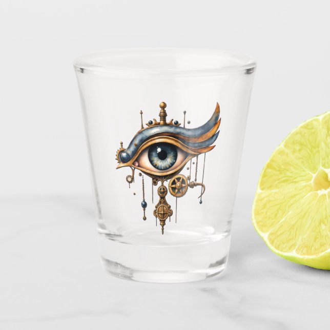 Copo De Shot Olho que Tudo Vê do Universo (Frente)