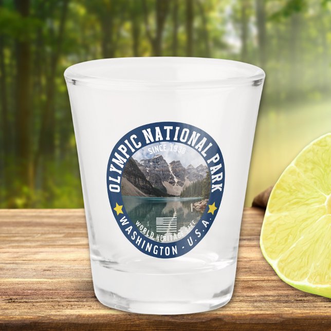 Copo De Shot Olympic Naional Park Photo Forest Landscape (Criador carregado)