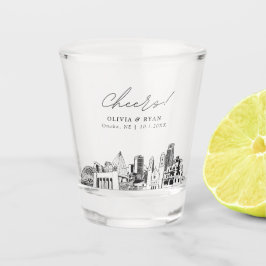 Copo De Shot Omaha Wedding Favorita Chefias Personalizadas