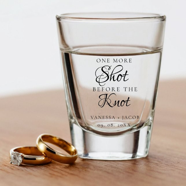 Copo De Shot One more shot Before the knot Wedding Favor  (Criador carregado)