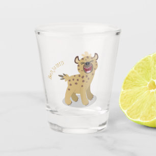 Copo De Shot Óptica hiena engraçada rindo ilustração de des