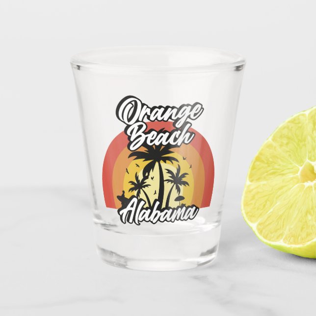 Copo De Shot Orange Beach, Alabama (Frente)