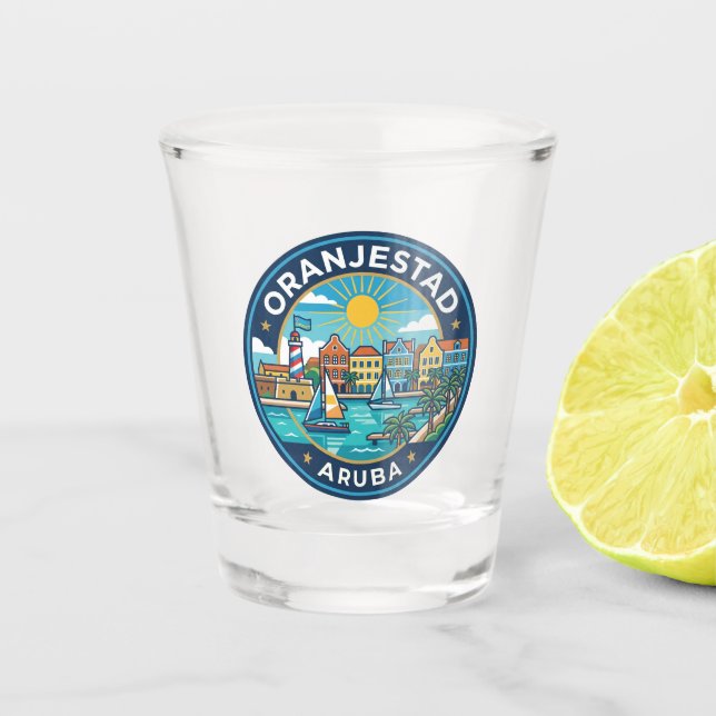 Copo De Shot Oranjestad Aruba (Frente)