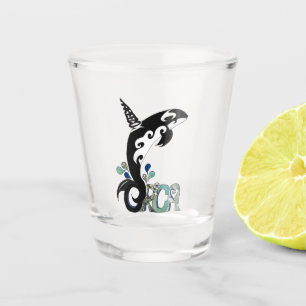 Copo De Shot Orca Freedom Art Shot glass
