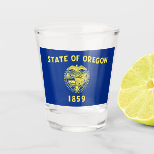 Copo De Shot Oregon Flag