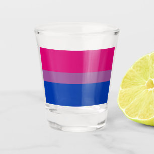 Copo De Shot Orgulho Bissexual (Bandeira Bi)