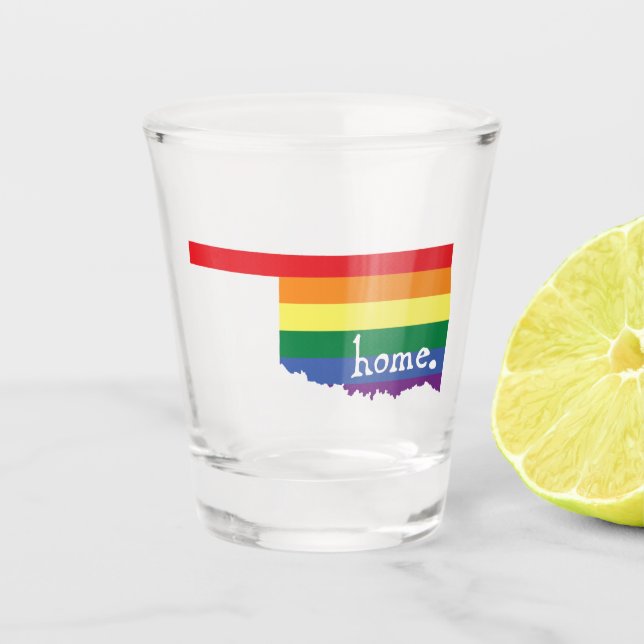 Copo De Shot Orgulho gay| Oklahoma (Frente)