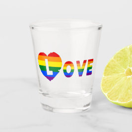 Copo De Shot Orgulho LOVE
